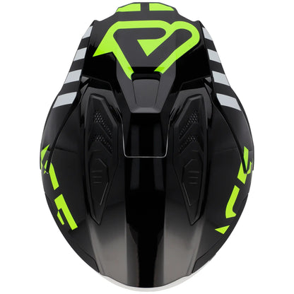 Casco Acerbis Jet Aria Evo Graphic - Negro/Blanco/Amarillo