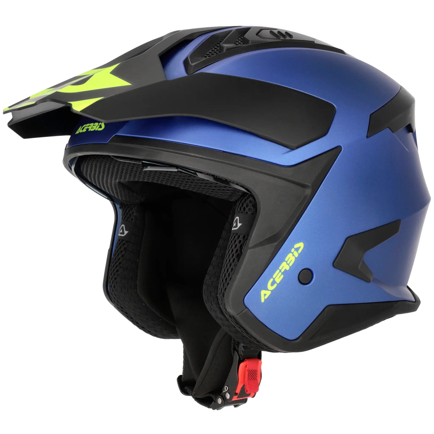 Casco Acerbis Jet Aria Evo Metallic - Azul Mate