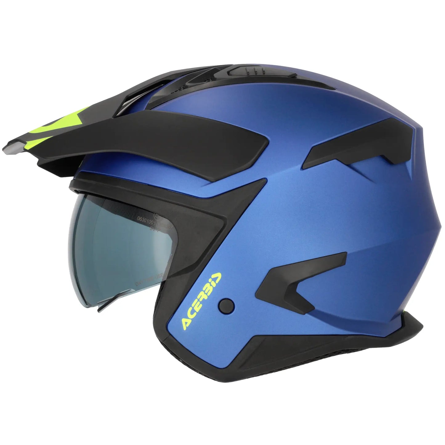 Casco Acerbis Jet Aria Evo Metallic - Azul Mate