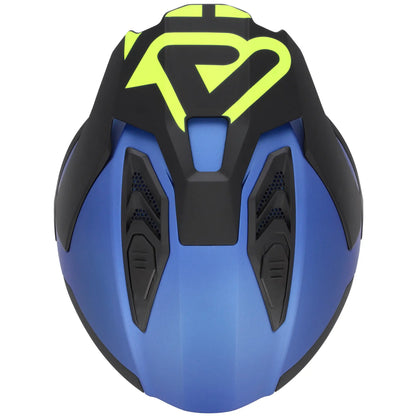 Casco Acerbis Jet Aria Evo Metallic - Azul Mate