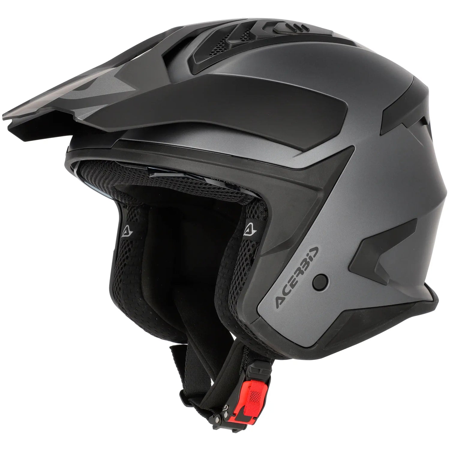 Casco Acerbis Jet Aria Evo Metallic - Titanio Mate