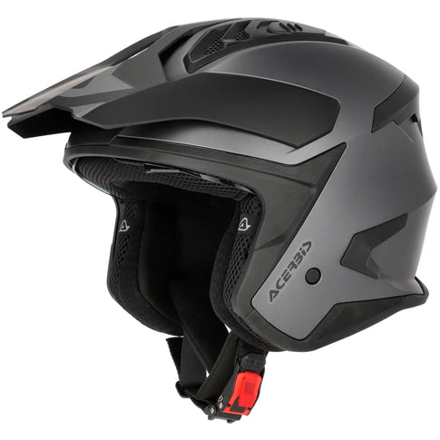 Casco Acerbis Jet Aria Evo Metallic - Titanio Mate