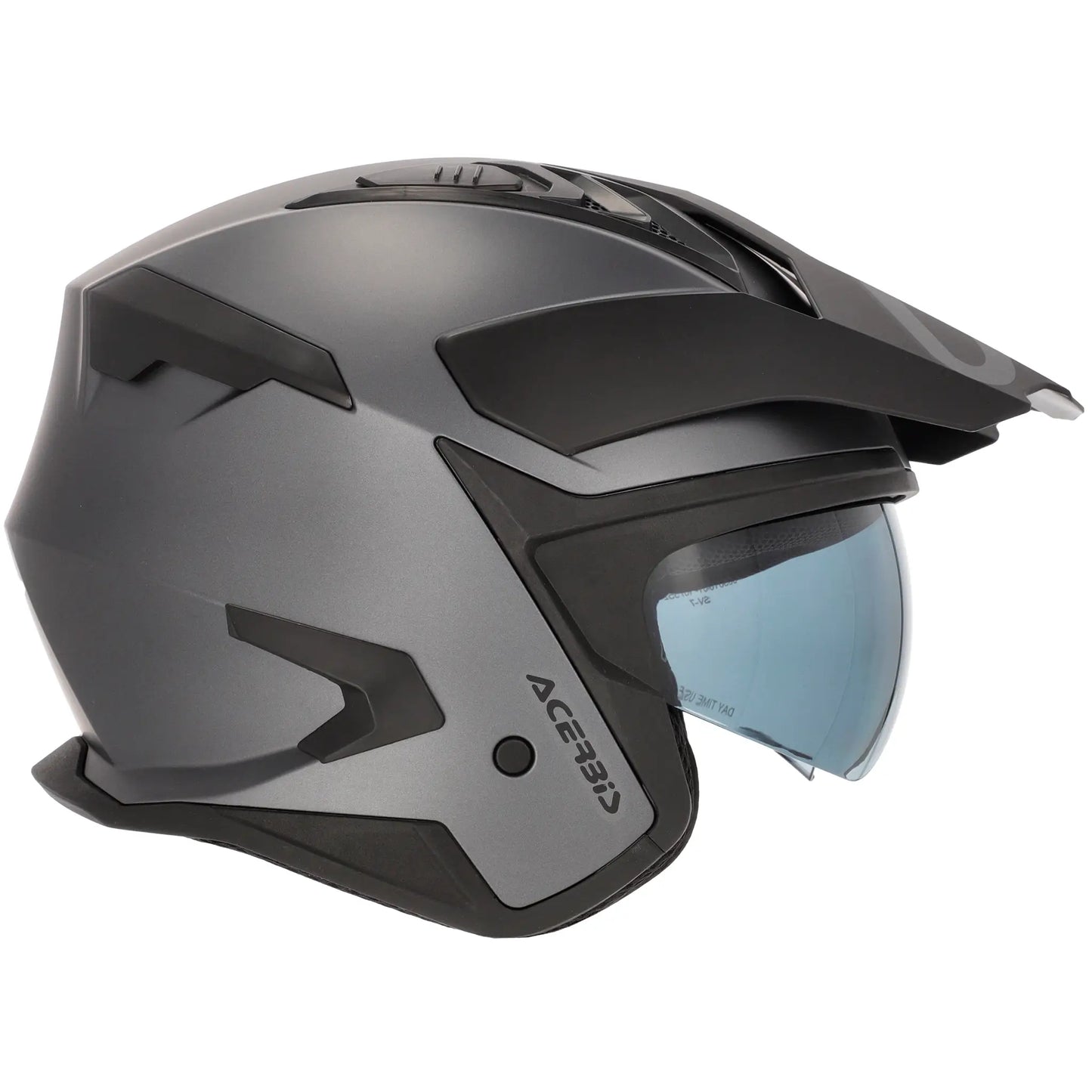 Casco Acerbis Jet Aria Evo Metallic - Titanio Mate