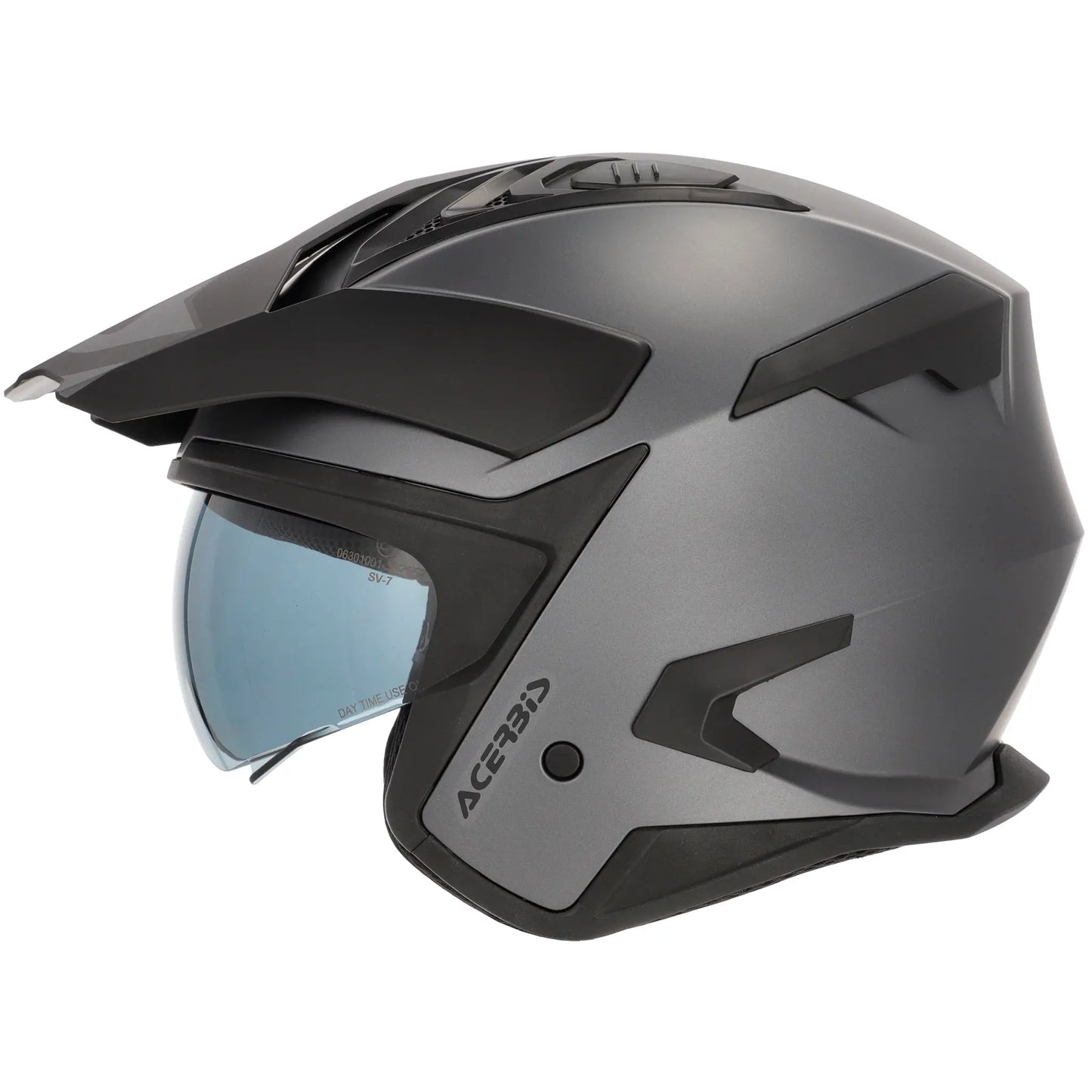 Casco Acerbis Jet Aria Evo Metallic - Titanio Mate