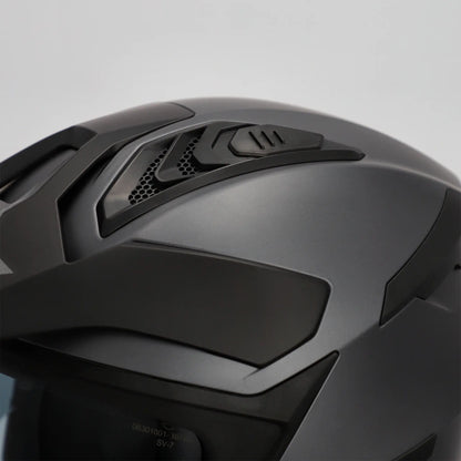 Casco Acerbis Jet Aria Evo Metallic - Titanio Mate