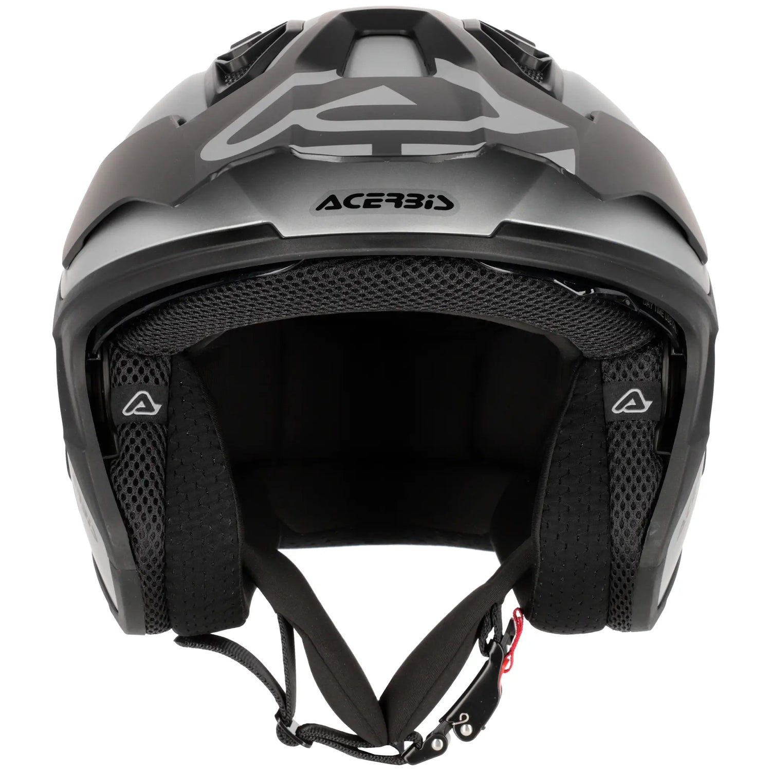 Casco Acerbis Jet Aria Evo Metallic - Plata Mate