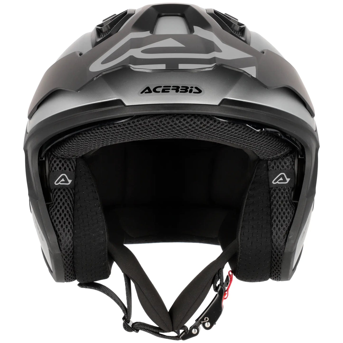 Casco Acerbis Jet Aria Evo Metallic - Plata Mate