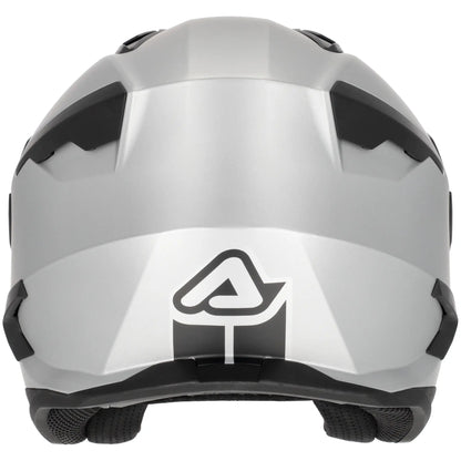 Casco Acerbis Jet Aria Evo Metallic - Plata Mate