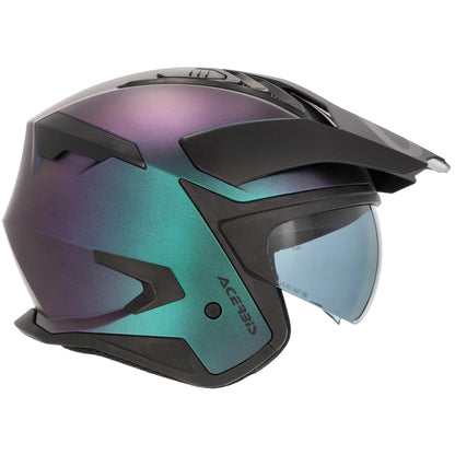 Casco Acerbis Jet Aria Evo Metallic - Chameleon Mate
