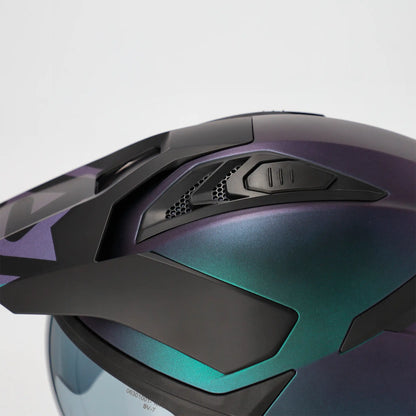 Casco Acerbis Jet Aria Evo Metallic - Chameleon Mate