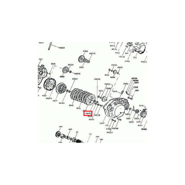 Tuerca reglaje embrague Minarelli AM6 Rieju 0/005.490.3240