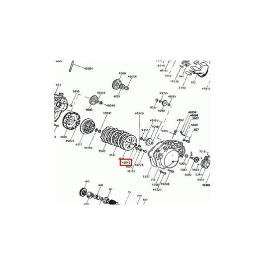 Tuerca reglaje embrague Minarelli AM6 Rieju 0/005.490.3240