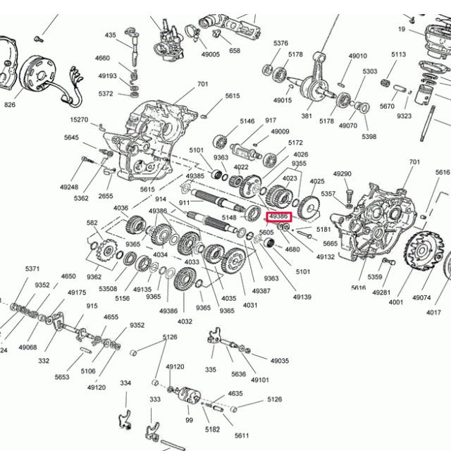 Arandela cambio MInarelli AM6 Rieju 0/005.491.7621