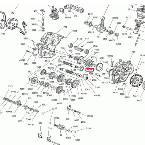 Arandela cambio MInarelli AM6 Rieju 0/005.491.7621