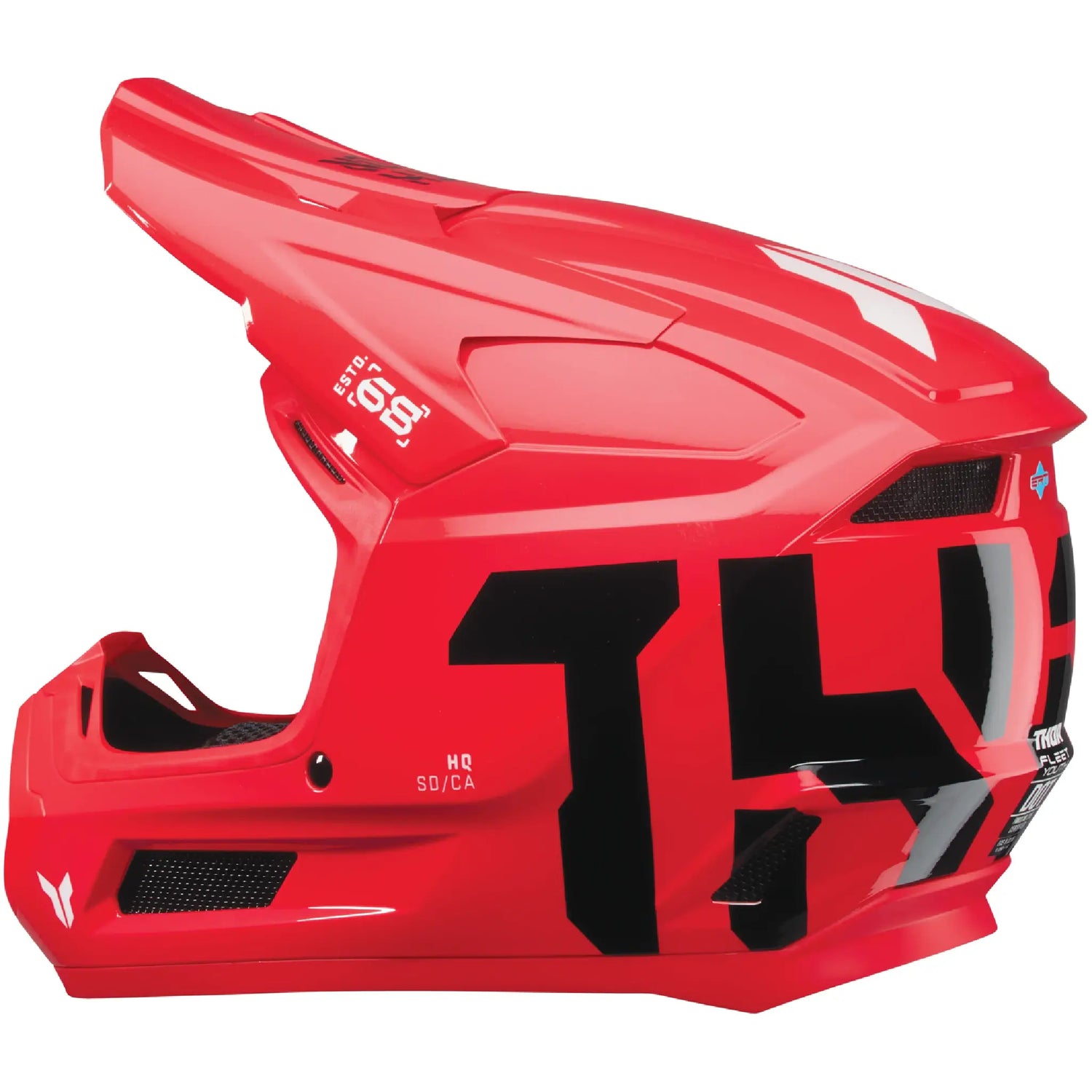 Casco Thor Fleet Youth Forge - Rojo