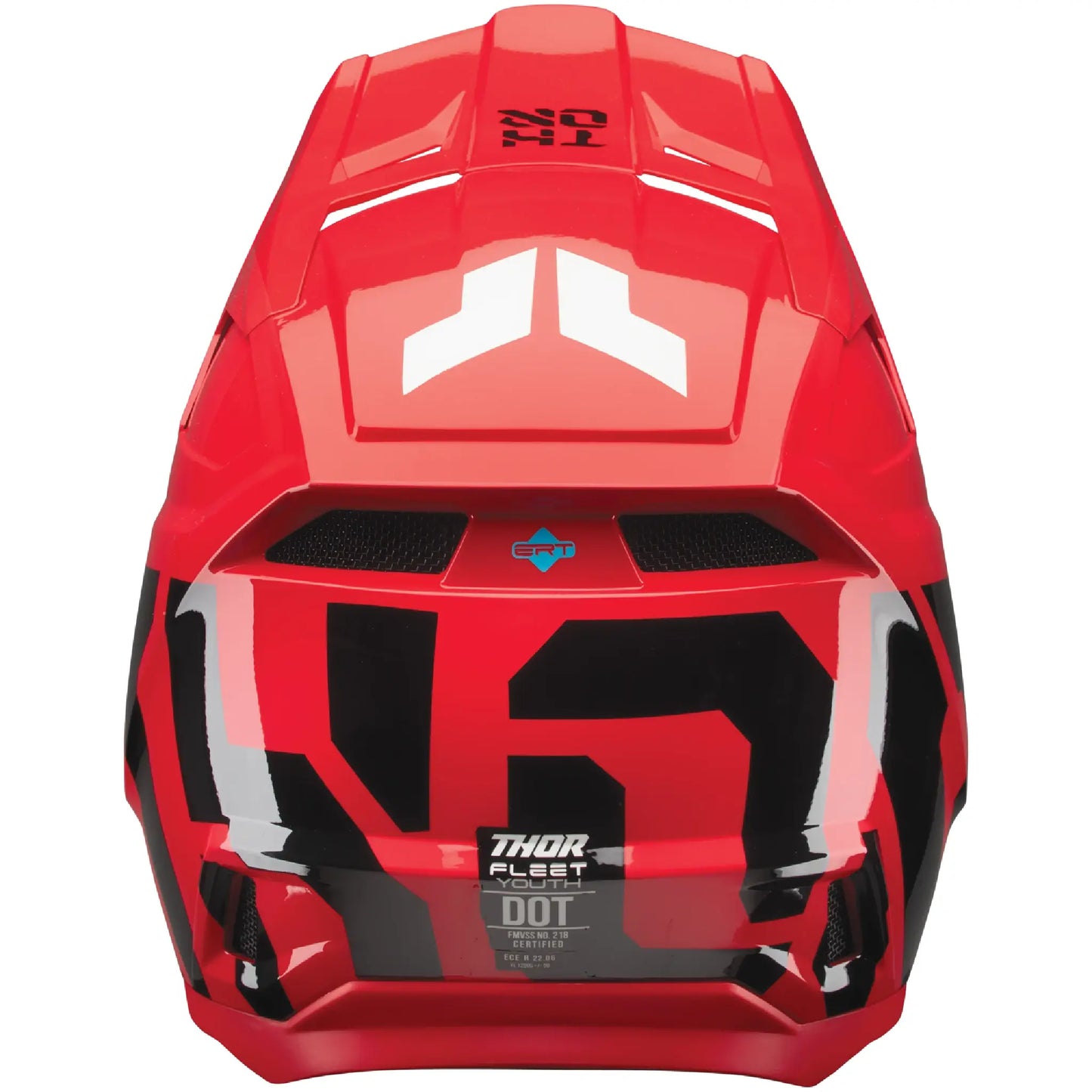 Casco Thor Fleet Youth Forge - Rojo