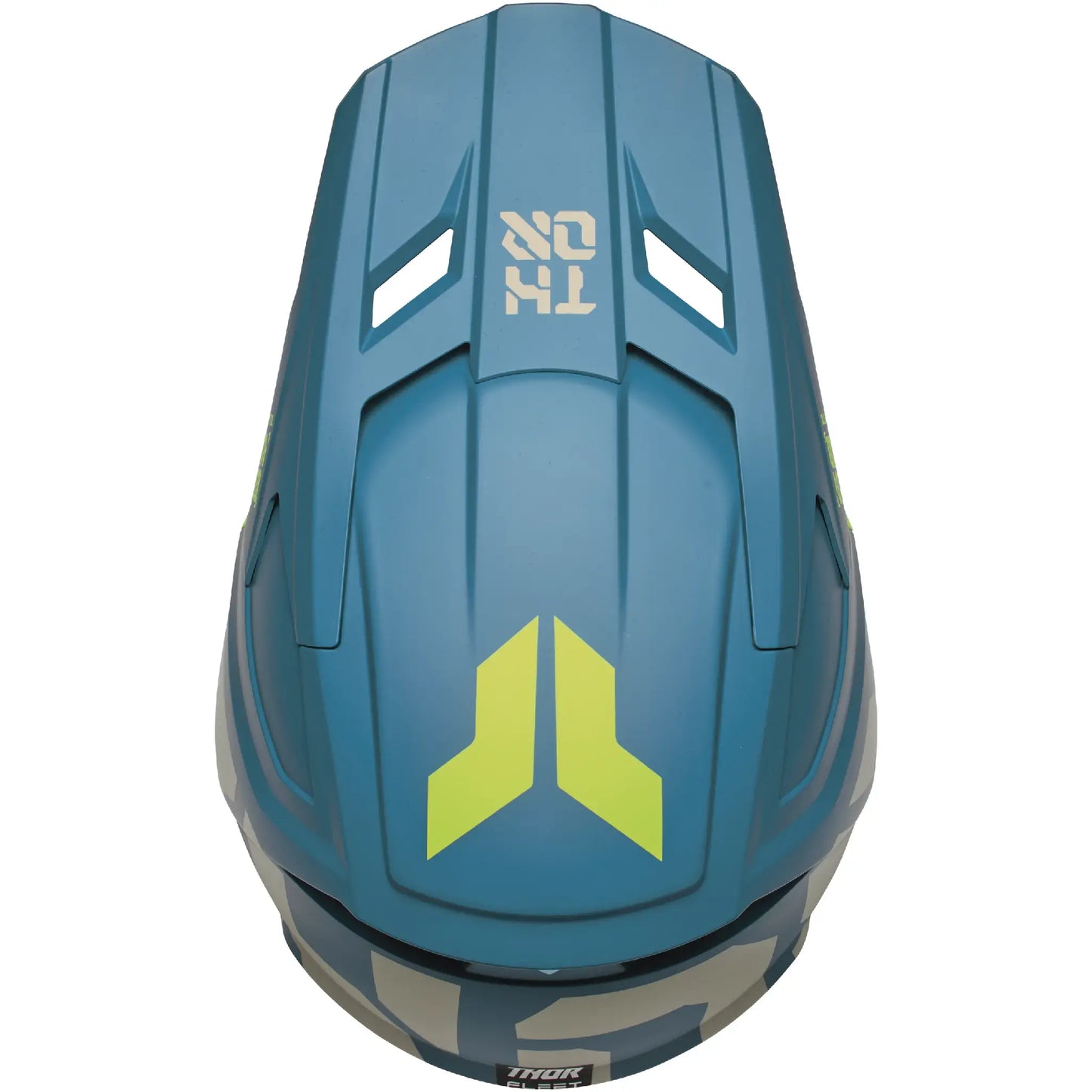Casco Thor Fleet Youth Forge - Azul/Amarillo