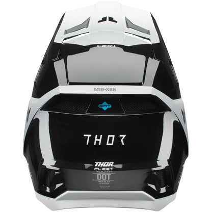 Casco Thor Fleet Youth Storm - Negro/Blanco