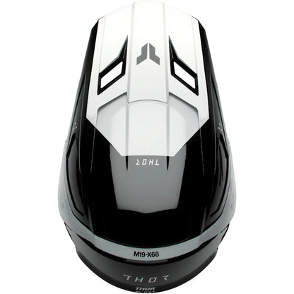 Casco Thor Fleet Youth Storm - Negro/Blanco