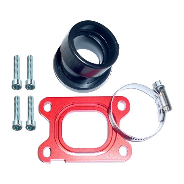 Tobera de admisión Derbi / Minarelli AM6 d. 34mm 360º RQ - Rojo 012168R