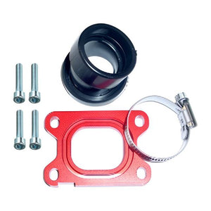 Tobera de admisión Derbi / Minarelli AM6 d. 34mm 360º RQ - Rojo 012168R