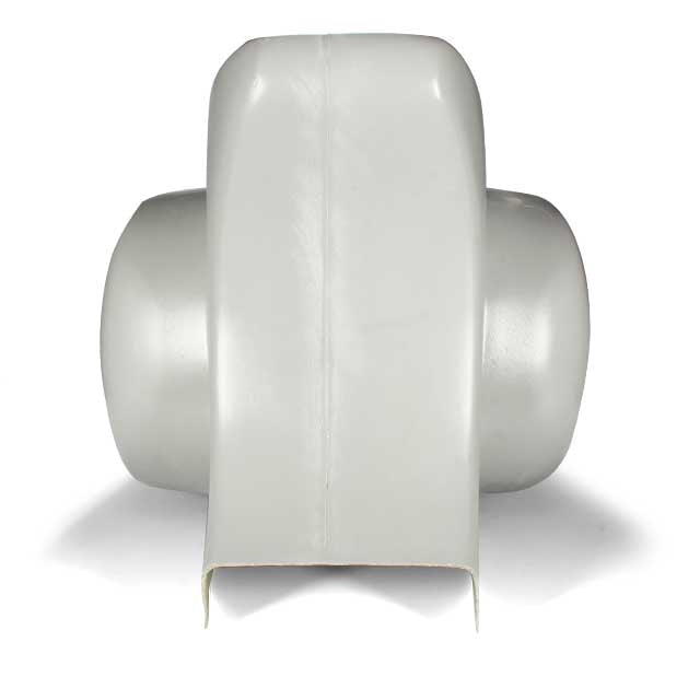 Subchassis traseiro em fibra Vespa PK PLC Corse