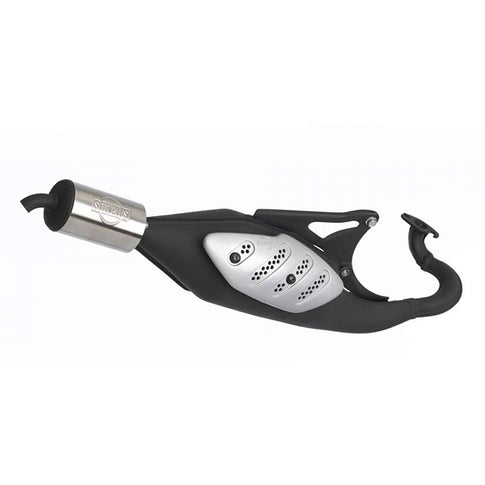 Escape Leovince Sito Plus Minarelli horizontal com silenciador