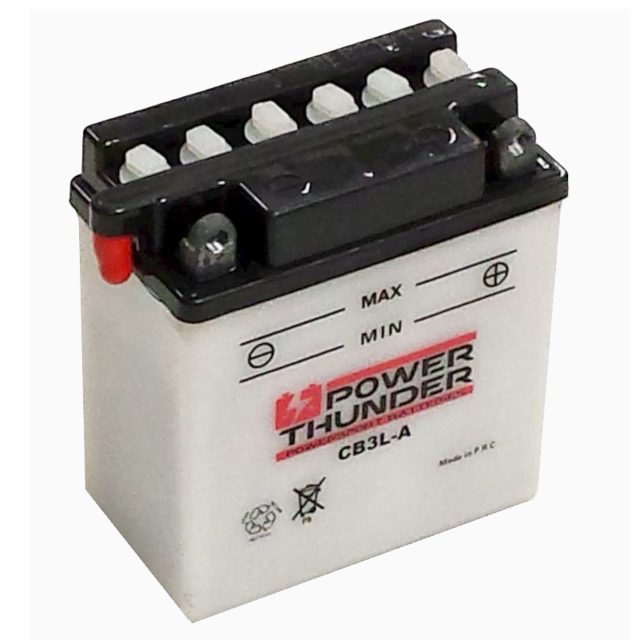 Batería CB3L-A Power Thunder con ácido 0603341P