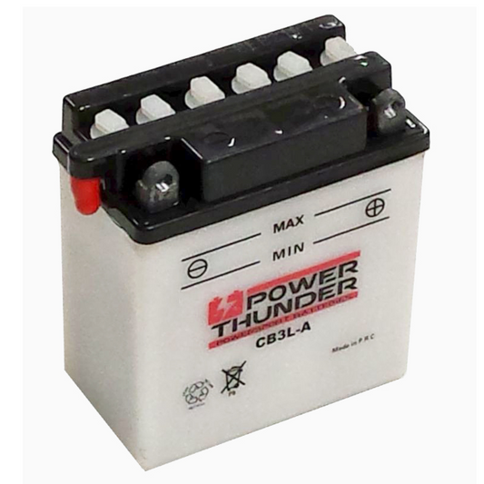 Batería CB3L-A Power Thunder con ácido 0603341P