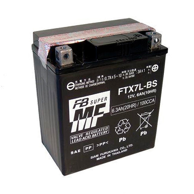 Batería YTX7L-BS Furukawa con ácido 0607951S