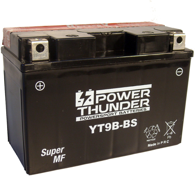 Batería YT9B-BS Power Thunder con ácido 0609091P