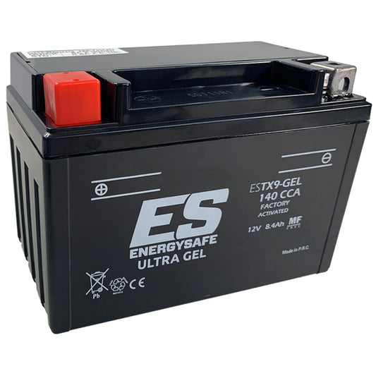 Battery ESTX9 preloaded gel Energy Safe 
