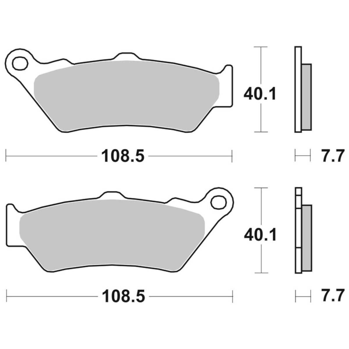 Pastillas de freno Aprilia / BMW / Ducati / Moto Guzzi Brembo - sinterizadas