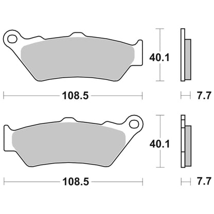 Pastillas de freno Aprilia / BMW / Ducati / Moto Guzzi Brembo - sinterizadas