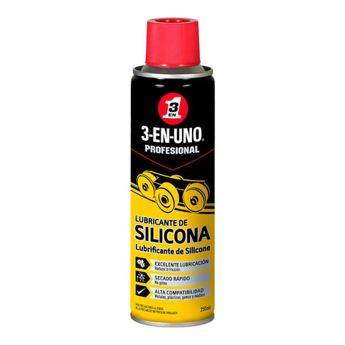 Lubrificante de silicone 250ml 3en1