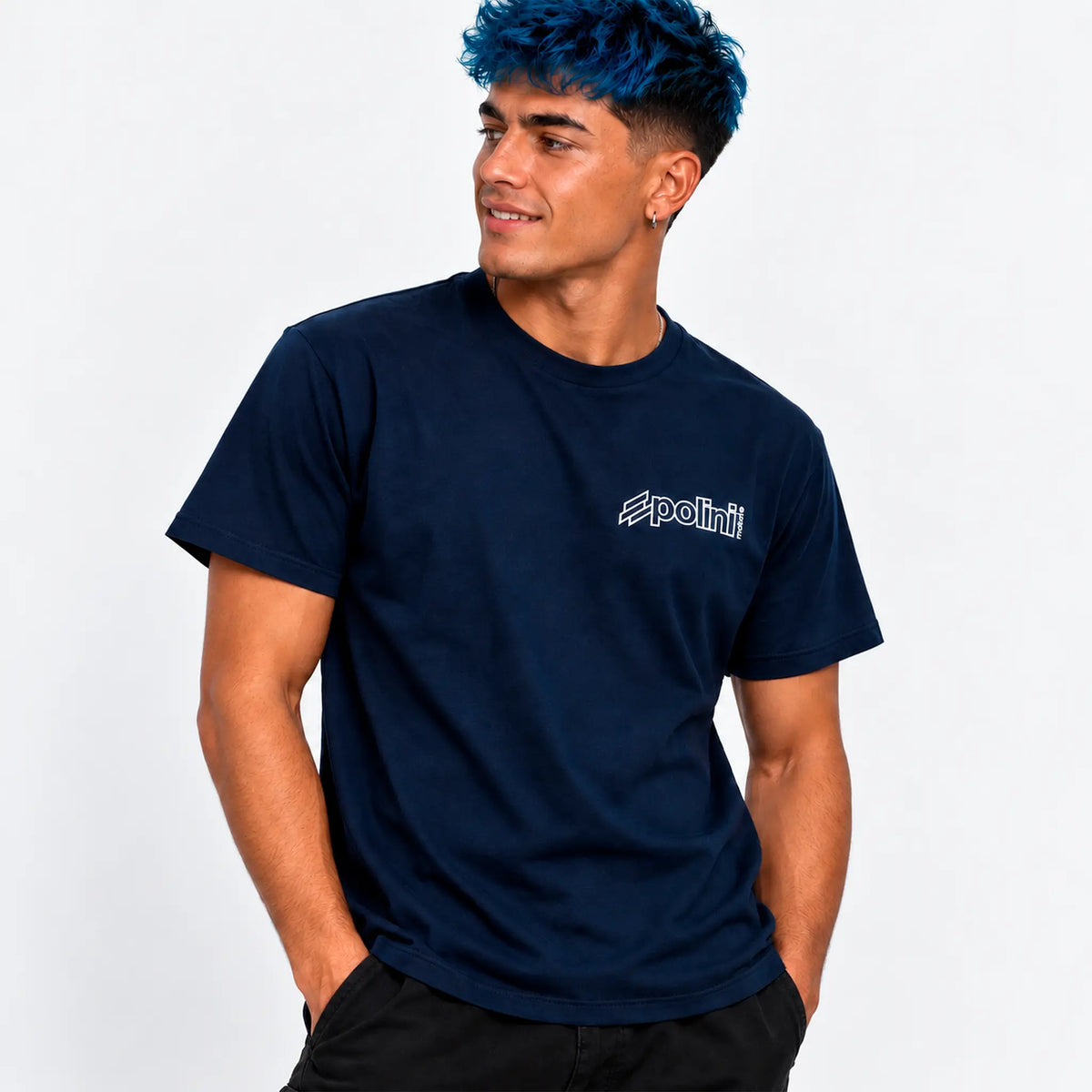 Camiseta Polini Cilindro - Azul