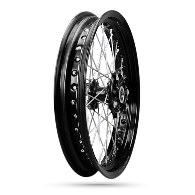 21" complete front wheel without tyre Rieju MRT 50-125 - black
