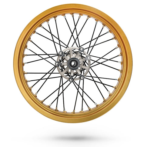 Rueda trasera 17" completa sin neumático Rieju Tango Scrambler 125 - dorado 0/000.120.5452