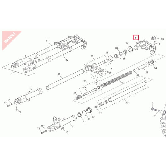 Tija superior Rieju RS2 Matrix 50/125 0/000.660.7302