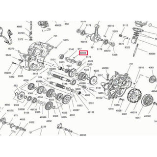 Chaveta de eixo de balanceamento 4x4x8 Minarelli AM6 Rieju