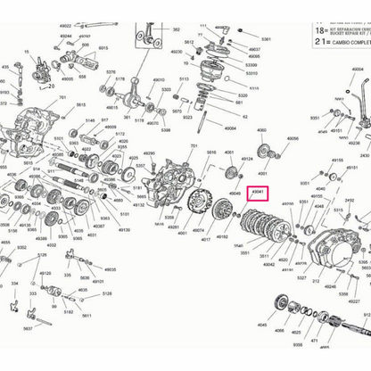 Tuerca M12x1,25 MR6-80 Minarelli AM6 Rieju
