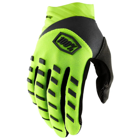 Guantes 100% Airmatic - Negro/Amarillo