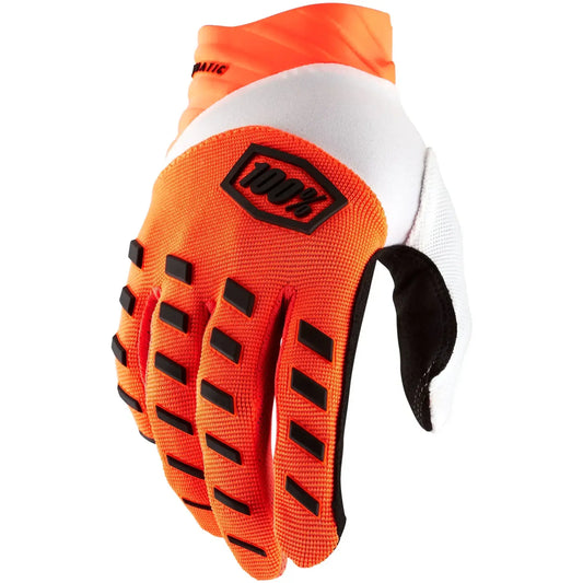 Guantes 100% Airmatic - Negro/Naranja