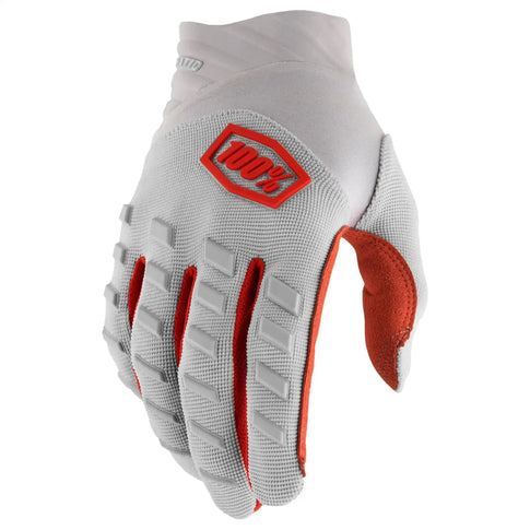 Guantes 100% Airmatic - Gris/Rojo