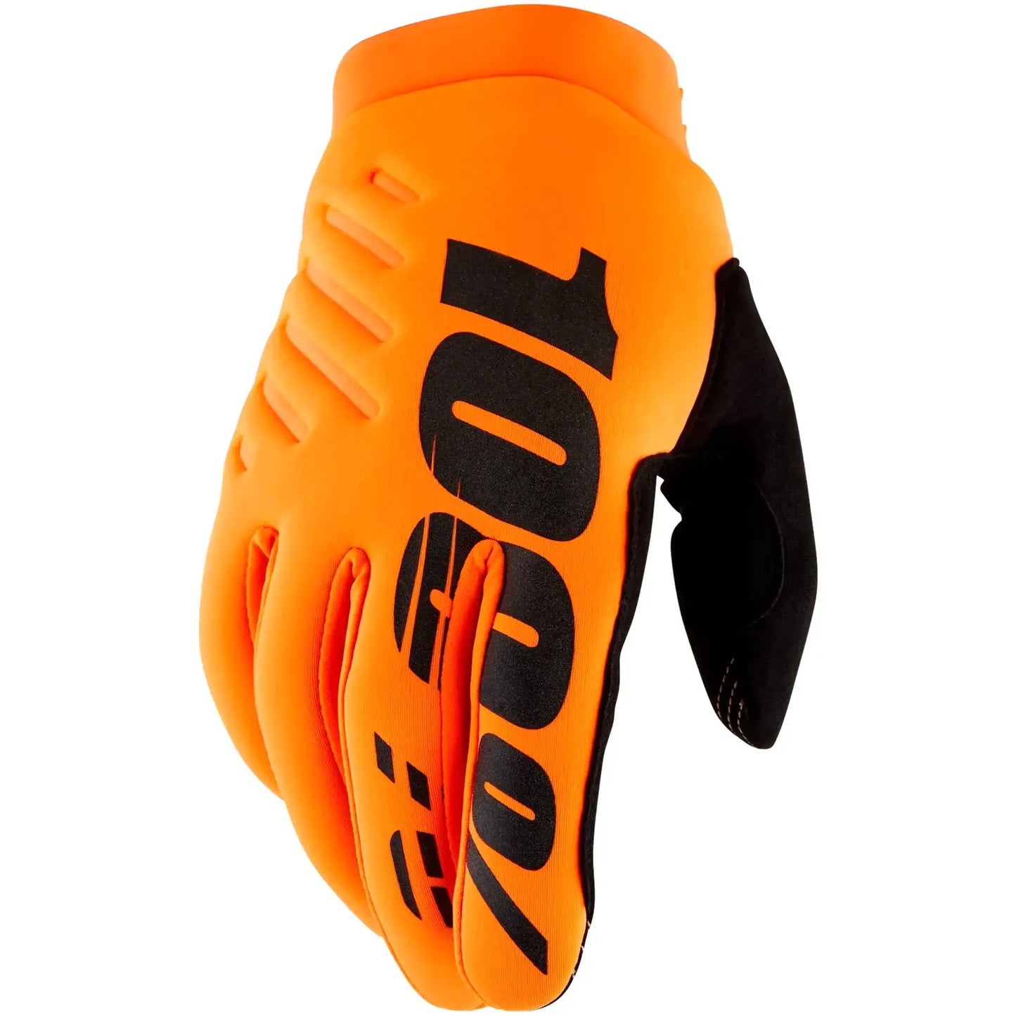 Guantes 100% Brisker - Negro/Naranja