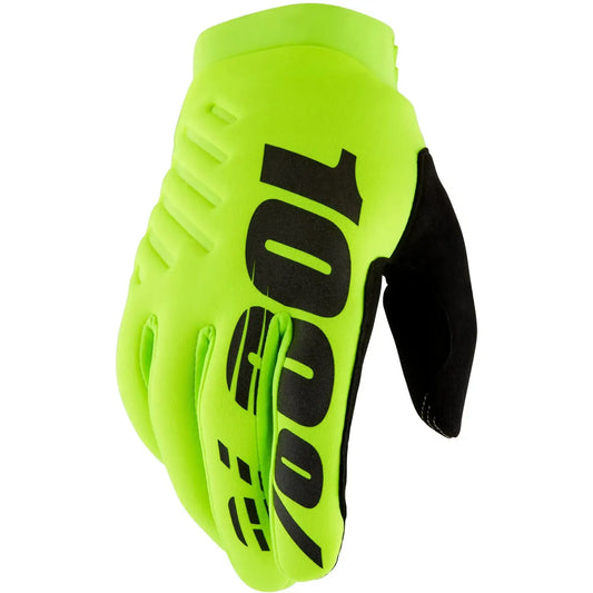 Guantes 100% Brisker - Negro/Amarillo