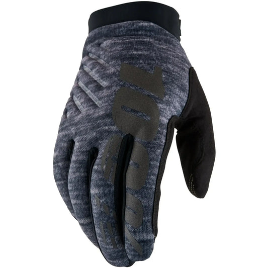 Guantes 100% Brisker - Negro/Gris