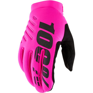 Guantes 100% Brisker - Negro/Rosa