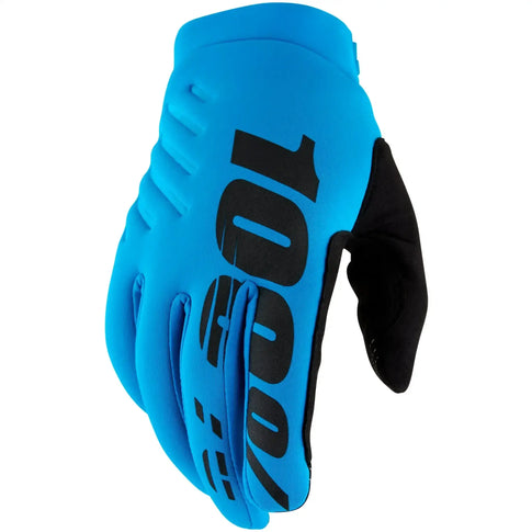 Guantes 100% Brisker - Negro/Azul