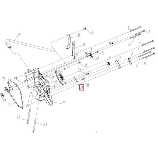 Pletina embrague arranque Pitbike motor 190 Zongshen